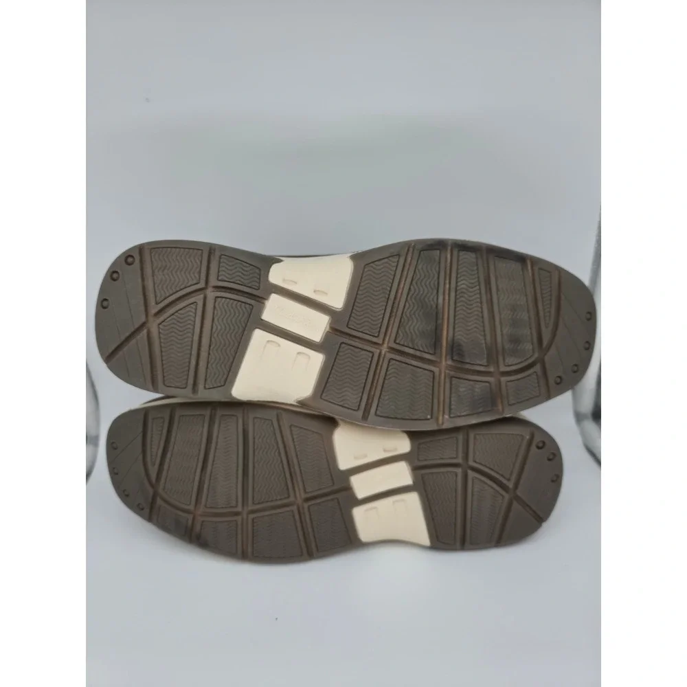 NWT Deer Stags Mitch Mens Brown Boat Shoes Memory Foam Loafers 8.5M Nautical